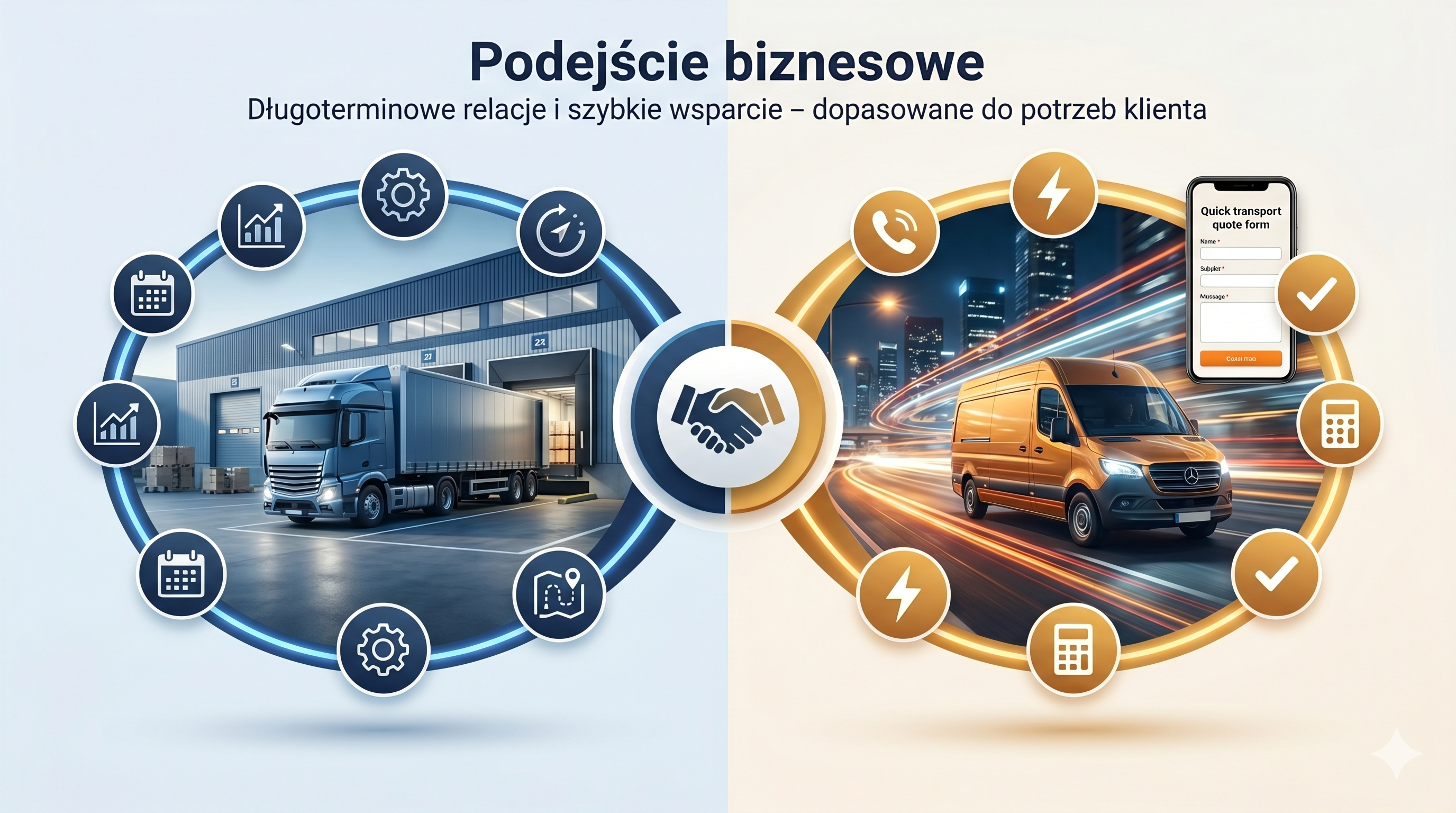 Valmeto - wizualizacja identyfikacji marki w tonacji granatowo-złotej